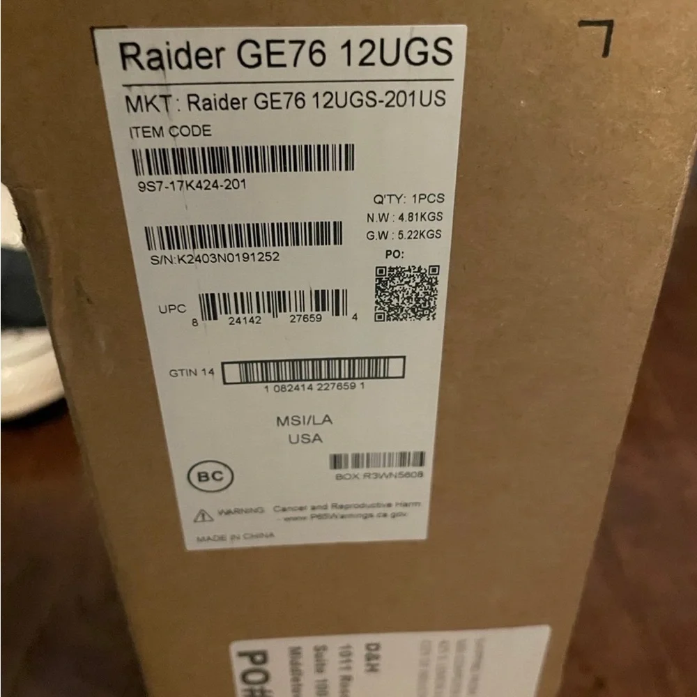 MSI - Raider 17.3